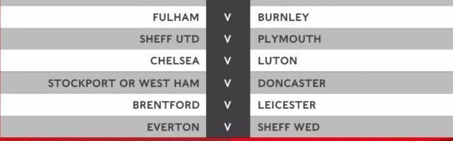 开云体育下载-足总杯第4&amp;5轮抽签：一周两迎双红会 枪手或战圣徒